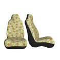 thumbnail image 3 of Pofeuu Cute Avocado Print Automotive Car Seat Covers Flat Cloth Full Set Seat Covers,Car Seat Covers front seats for Cars Trucks and SUVs-2 PCS, 3 of 9