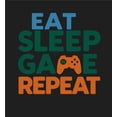 thumbnail image 4 of Eat Sleep Game Repeat Youth Black Jogger Pants-Medium, 4 of 4