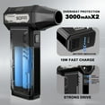 thumbnail image 3 of SDFM Compressed Air Duster - 180,000 RPM Electric Air Duster - with Brushless Motor, 3-Gear Adjustable Air Duster - for Keyboard, PC, Car, Air Bed, and Home Cleaning (X15), 3 of 9