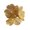 With diamond-Gold-color, variant on Elegant Charm 3D Flower Rings Portable for Women Highlighting Waterfall Fishtail and Brilliant Adornments