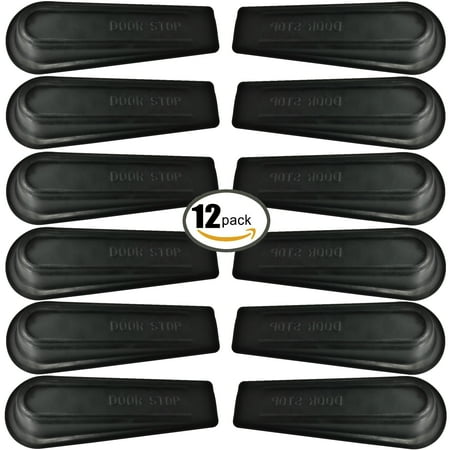 Holder Free Stopper - Door Stopper Rubber Doorstop 12 pack Rubber Doorstop Wedges For Home And Office Non Scratching Soft Door Stops Wedges Multi Surface Open Door Holders