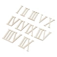 thumbnail image 4 of Dalidasy 24 Wooden Roman Numerals Shape Unfinished Wood Cutouts Wooden Slices Numbers Ornaments for Craft Wood Embellishment, 4 of 10
