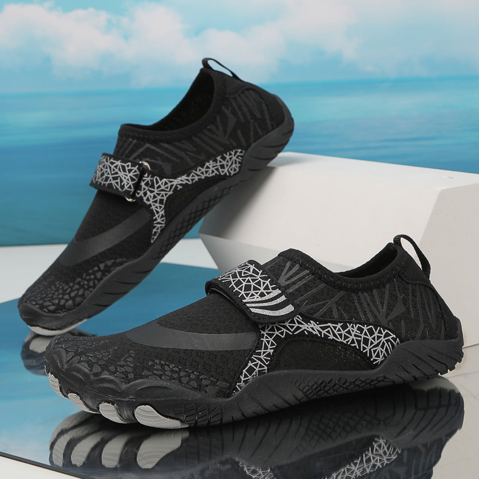 GYUJNB Water Shoes for Men Women River Shoes Adult Swim Beach Lake Pool Aqua Socks Barefoot Quick Dry for Hiking Surfing Kayaking Size,Size 6.5