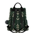 thumbnail image 2 of FORMRS Women's Travel Backpack Purse Anti-theft Hidden Pockets Casual Shoulder Bag, Green Plants, 2 of 7