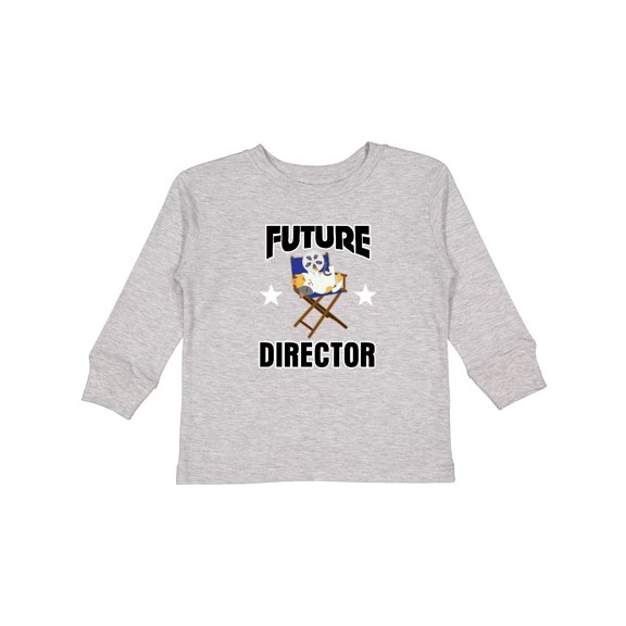Inktastic Future Movie Film Director Boys or Girls Long Sleeve Toddler T-Shirt
