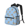 thumbnail image 2 of Lsque Corgi Dog Classic Casual Backpack - Large Capacity Water-Resistant Backpack for School, Work, Travel, and Outdoor Activities, 2 of 8