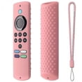 thumbnail image 4 of 1 funda protectora para mando a distancia Amazon Alexa Fire TV Stick Lite 2021, funda de silicona a prueba de golpes, color verde luminoso, 4 of 5