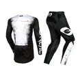 thumbnail image 2 of O'Neal 2025 Youth Kids Mayhem Scarz Motocross Offroad Jersey Pant Combo Black/White (Youth Kids X-Large/W28), 2 of 8