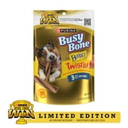 Purina Busy Bone with Beggin' Twist'd Dog Treats, Real Pork Flavor Chews for Small & Medium Dogs, 10.5 oz Pouch