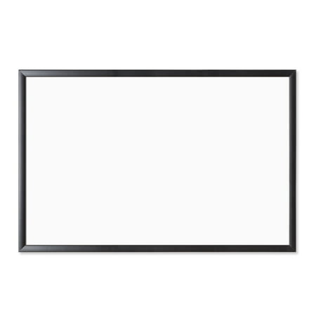 U Brands Magnetic Dry Erase Board, 36" x 24", Black MDF Frame, 311U