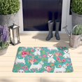 thumbnail image 2 of Schnauzer Dogs Flannel Non Slip Door Rugs,Washable Door Mats Indoor,Decorative Door Mats,Dirt-Resistant and Absorbent Doormat for Entrance,Bedroom,Kitchen,Bathroom,23.5x16in(60x40cm), 2 of 5
