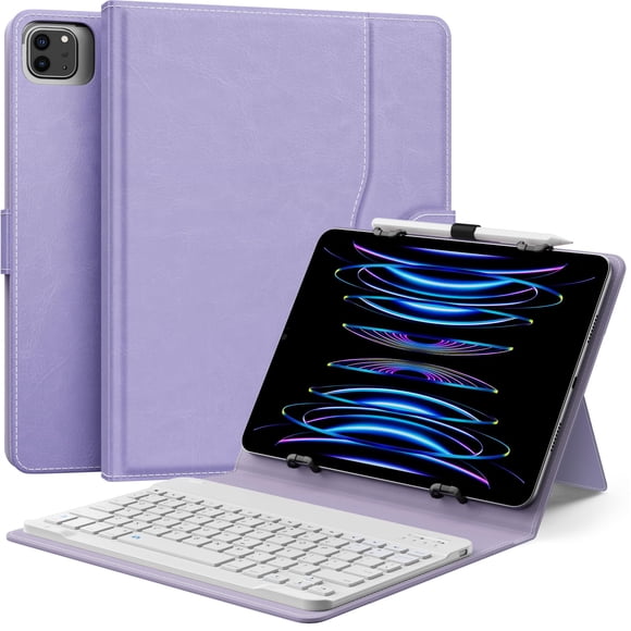 Funda para tableta con teclado QWERTY MoKo para 9-11
