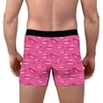 thumbnail image 3 of ZQUUVOU Valentine's Day Men's Boxer Briefs Printed Breathable Underpants (Pink,L), 3 of 7