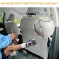 thumbnail image 4 of Eurhowing Universal Car Seat Covers, Non-Slip Front Car Seat Covers Set of 2, Breathable Jacquard Auto Seat Protectors for Cars SUV Sedan Truck, Light Gray, 4 of 7