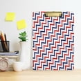 thumbnail image 5 of FMSHPON Chevron Pattern Clipboard Hardboard Wood Nursing Clip Board and Pull for Standard A4 Letter 13x9 inches, 5 of 7