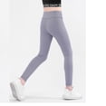 thumbnail image 5 of Little Big Child Girls High Waist Sports Dance Leggings Compression Tights Pants, 5 of 7