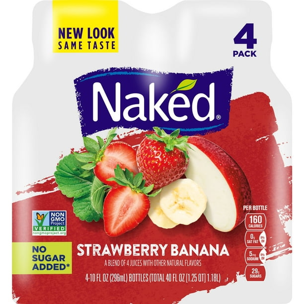 Naked Juice Fruit Smoothie, Berry Blast, 64 oz Bottle 