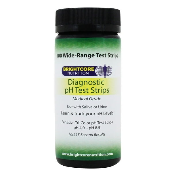 Brightcore Nutrition Wide Range pH Test Strips 80 Strip(s