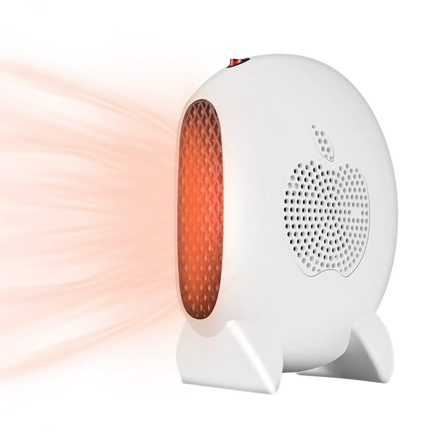 Space Heater Portable Heater Mini Desk Fan Heater Personal Small Heaters For Bedroom