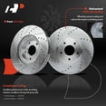 thumbnail image 6 of A-Premium Front & Rear Disc Brake Rotors + Ceramic Pads Kit Compatible with Select Infiniti and Nissan Models - EX35 2008-2012, EX37, G25, G35, G37, M35, M45, Q40, QX50, 350Z, 370Z 12-PC Set, 6 of 6