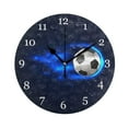 thumbnail image 1 of kurtrusly ABS Silent Movement Wall Clock With Creative For Home Decor Suitable For As Wall Clock In Various 8 10 inches, 1 of 6