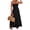 Black, variant on Women Summer Sleeveless Jumpsuit Casual Strapless Wide Leg Jumpsuit