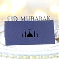 thumbnail image 5 of Black Dark Fire 100 Uds. Cartas 3d Eid Mubarak tarjetas de invitación de mesa Ramadán Kareem ahueca hacia fuera Palazzo Luna papel mantel musulmán islámico decoración de fiesta, 5 of 5