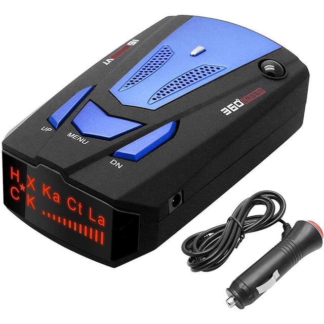 Detector de radar V7 TOTMOX para coche, 16 bandas, 360 grados, GPS, velocidad segura, láser antirradar, pantalla digital, alerta de voz