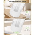 thumbnail image 4 of 8oz Glass Spray Bottles with Long Silicone Sleeve, White, 4 of 8