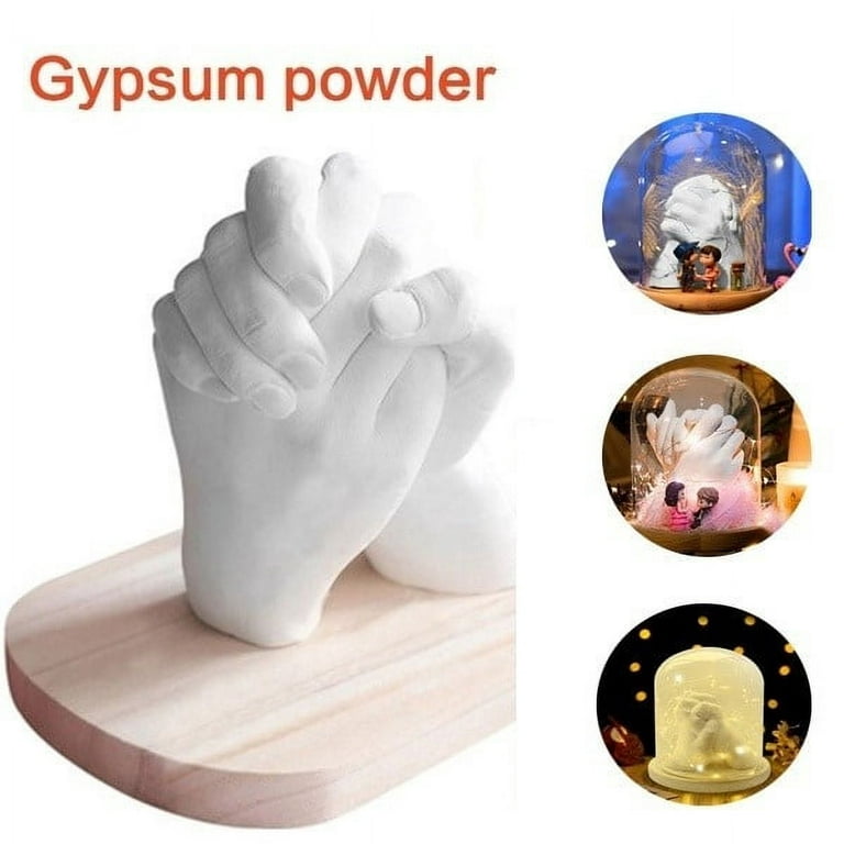 HOTBEST 3D Hand & Foot Print Mold Powder Plaster Casting Kit