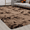 Brown, variant on CAROMIO Fluffy Area Rugs for Living Room Dark Navy Indoor Modern Area Rugs Carpets for Bedroom Nursery Rug, 4'x 6'