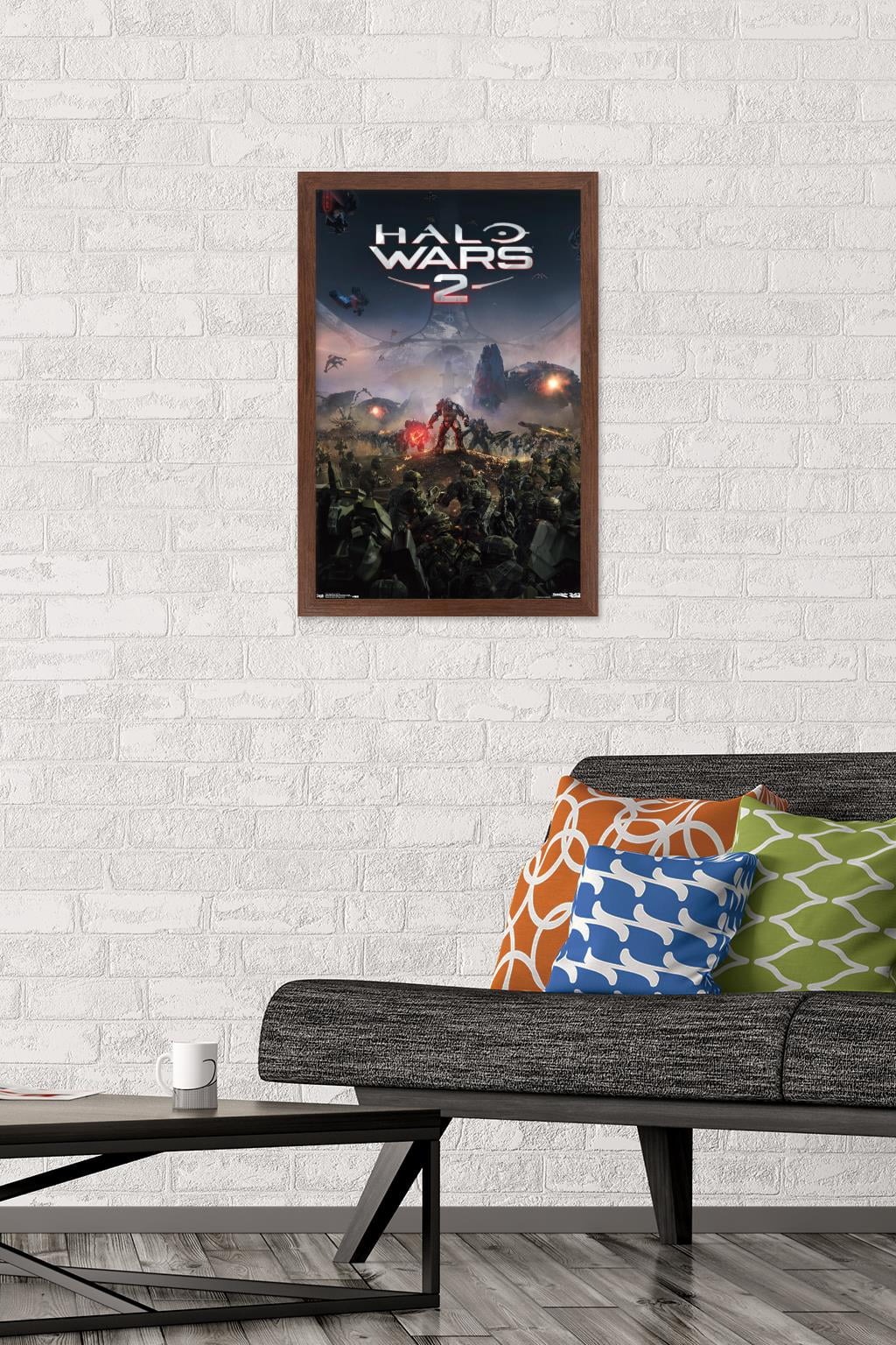 Halo: Halo Wars 2 - Key Art Wall Poster, 14.725" x 22.375", Framed