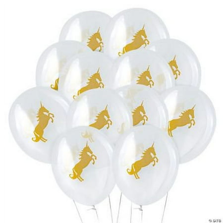 11" Unicorn Print Latex Balloons, Party, Party Decor, 50 Pieces