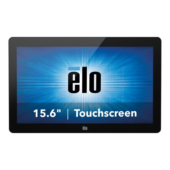 Elo 1502L - M-Series - LED monitor - 15.6" - touchscreen - 1366 x 768 720p @ 60 Hz - 220 cd/m�� - 600:1 - 10 ms - HDMI, VGA - speakers - black