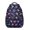 Astronaut and Heart, variant on Alien Skull Black Pattern Backpack for School, Cute School Bag with Adjustable Shoulder Straps and Padded Back, 15.3"x11"x6.7"