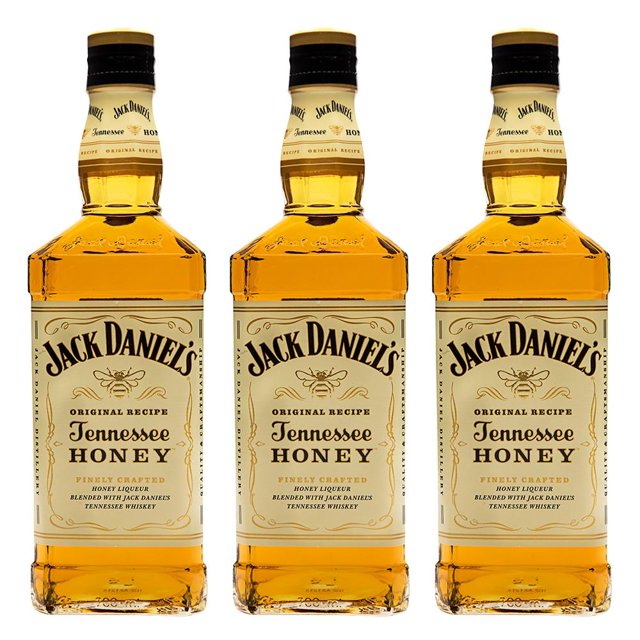 Paquete 3 Botellas Whisky Jack Daniel's Honey 700 ml