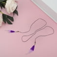 thumbnail image 5 of Unique Bargains 1 Pc Adjustable Waist Belt Feather Fringe Waist Cord Purple, 5 of 5