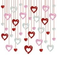 thumbnail image 1 of Rideaux pour Portes, Cœurs Rouges Romantiques Diy Mariage Tissu Non Tissé Décoration de Porte Drapeau de la Saint-Valentin pour Fournitures de Mariage et Décoration de Fête, 1 of 7