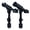 2Pack Extender Rod Holder, variant on 2Pack Extender Rod Holder Boat Fishing Rail Mount Universal T-shaped Screw Mount