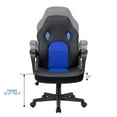 thumbnail image 7 of Lacoo  Blue High Back Office Desk Chair Gaming Chair,Ergonomic Computer Adjustable Leather Racing Chair Executive Chair, 7 of 7