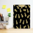 thumbnail image 6 of GZHJMY Pineapple with Gold Love Heart Acrylic Clipboard Letter Size 9" x 12.5" Decorative Clipboard with Low Profile Silver Metal Clip for Office School Student Women Whiteboard Clipboards, 6 of 7