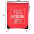 thumbnail image 2 of Drawstring Backpack String Bag, Custom Backpacks, Wholesale Drawstring Bags, 2 of 3