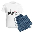 thumbnail image 5 of CafePress - Paris Women's Light Pajamas - Women's Short Sleeve Print T-Shirt and Pants Light Cotton Pajama Set, 5 of 7
