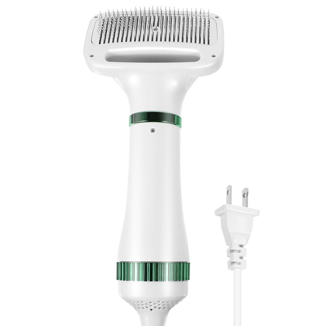 MasteelfCA Sèche-Cheveux pour Chat et Chien 2 en 1 Brosse à Cheveux avec Températures Réglables Prise US