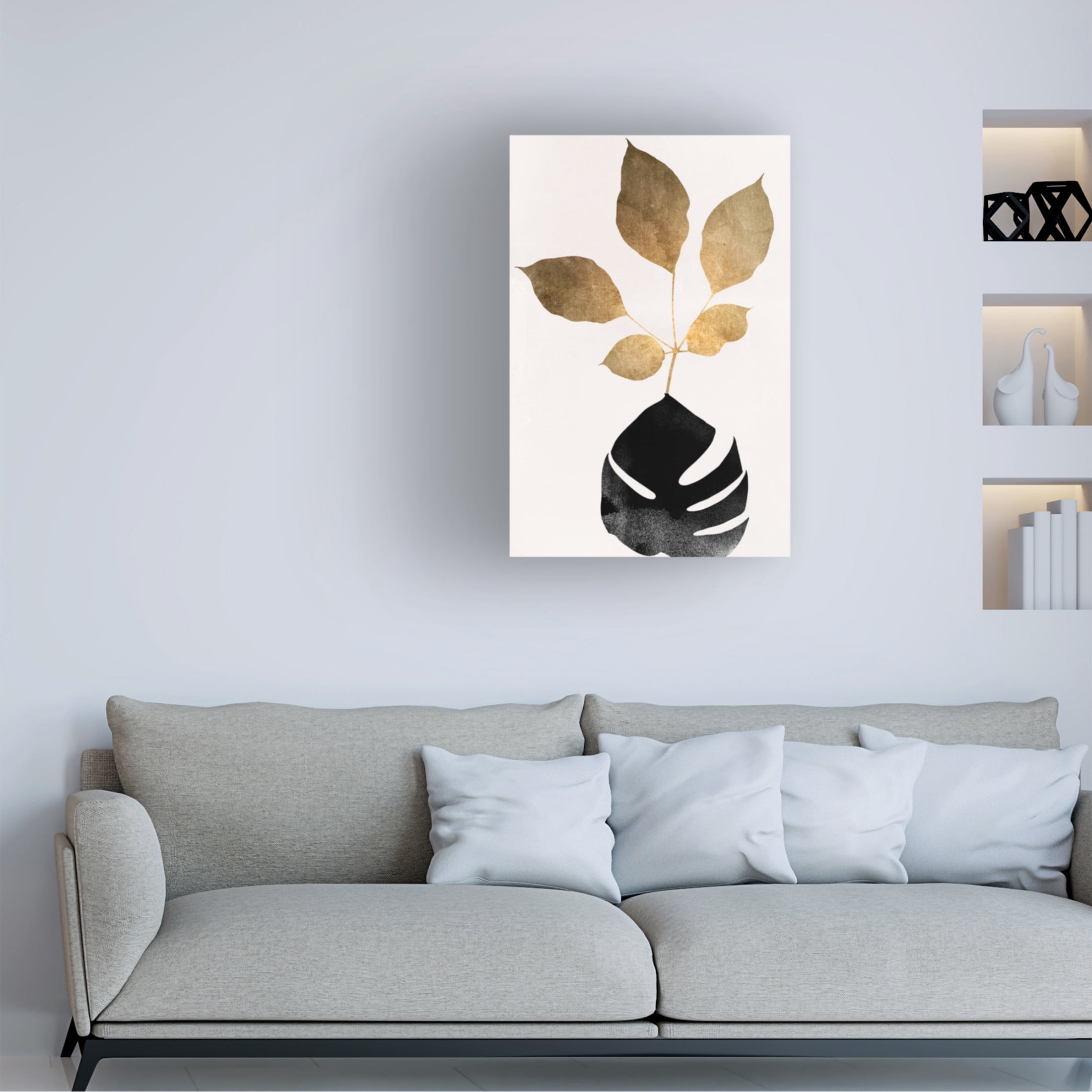 Trademark Fine Art Kubistika Azurea Canvas Wall Art