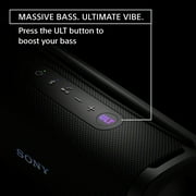 Sony ULT FIELD 1 Waterproof Portable Bluetooth Speaker, Black