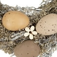 thumbnail image 5 of Northlight Neutral Earth Tones Small Speckled Egg Easter Twig Artificial Wreath - 12", 5 of 5