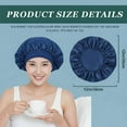 thumbnail image 2 of 6pcs Silk & Satin Bonnets for Women/Men , Extra Wide Band Hair Wrap Cap for Curly & Natural Hair , Sleeping & Shower Protection, 2 of 6