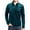 Blue, variant on Men's Quarter Zip Shirts Workout Fleece Lined Lightweight Long Sleeve Pullover Sweat-Shirts Mens Golf Shirts