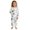 AB310 White, variant on Bainana Christmas Unisex Kids Pajamas Cartoon Print Long Sleeve T-Shirt Pants Indoor Wear Boys And Girls Theme Party Clothes Set, Size 2-3 Years